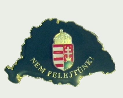 Nagy-Magyarorszgos zld cmeres jelvny (39x24 mm)